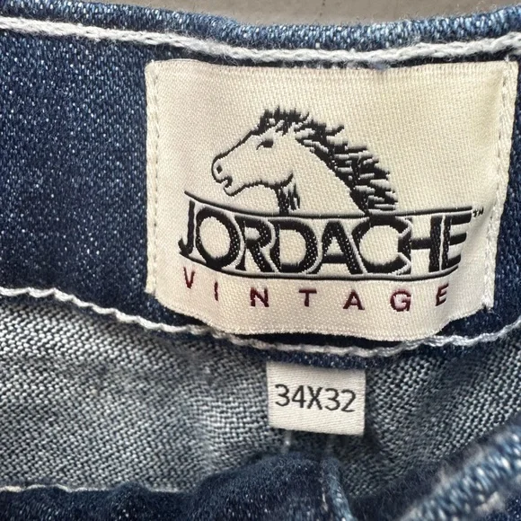 Jordache Vintage Men's Dark Wash Carpenter Jeans in 34 x 32 - Picture 6 of 7
